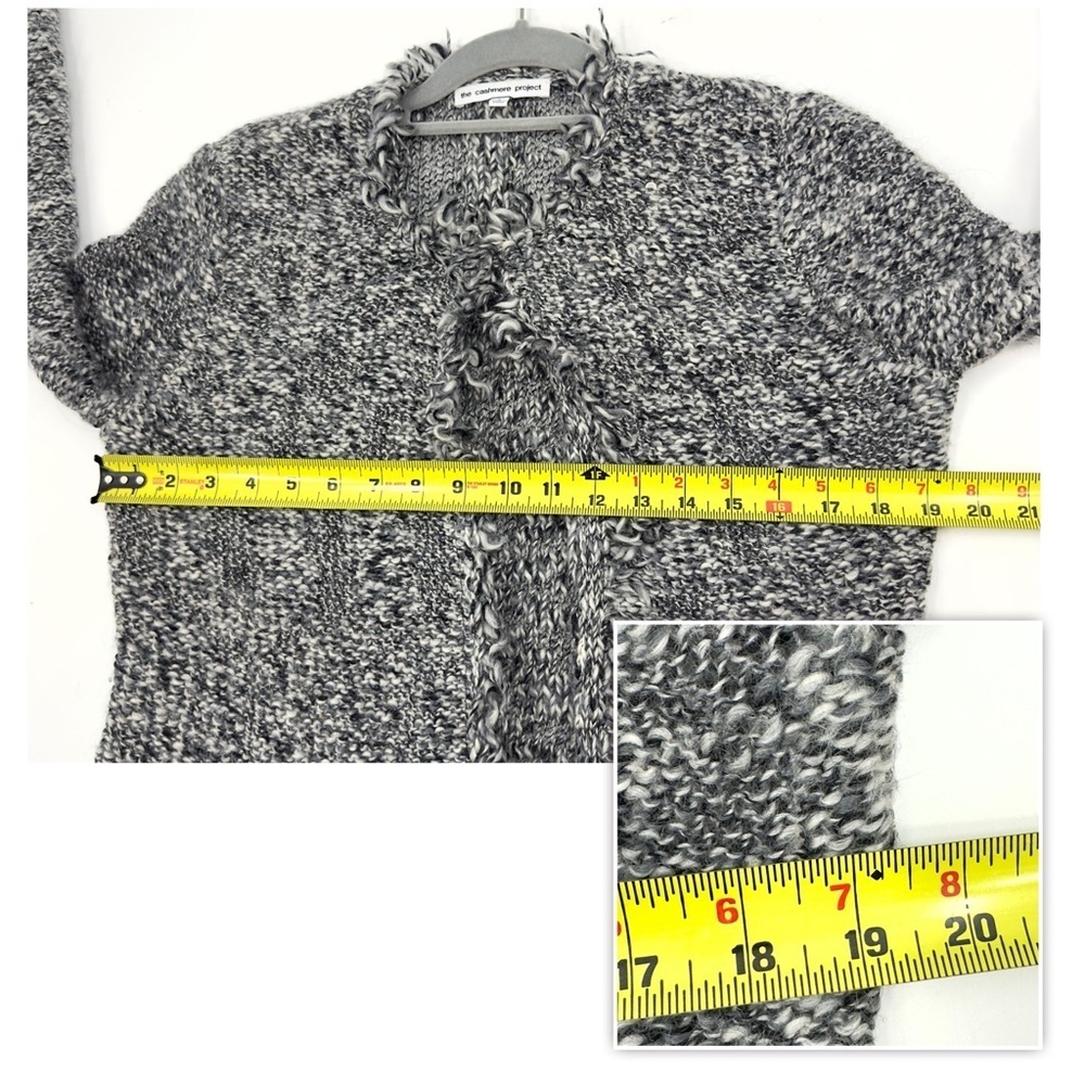 Cashmere Project Cardigan Sweater Womens Small Alpaca Wool Mohair Soft Luxury - Picture 9 of 11